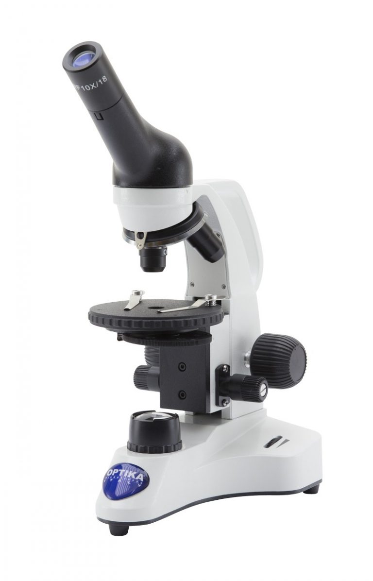 B-20R Microscopio Monoculare 400x Campo Chiaro, Multi-plug – OPTIKASCIENCE